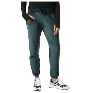 Athleta Double Cozy Karma Recover Jogger Nordic Teal size S